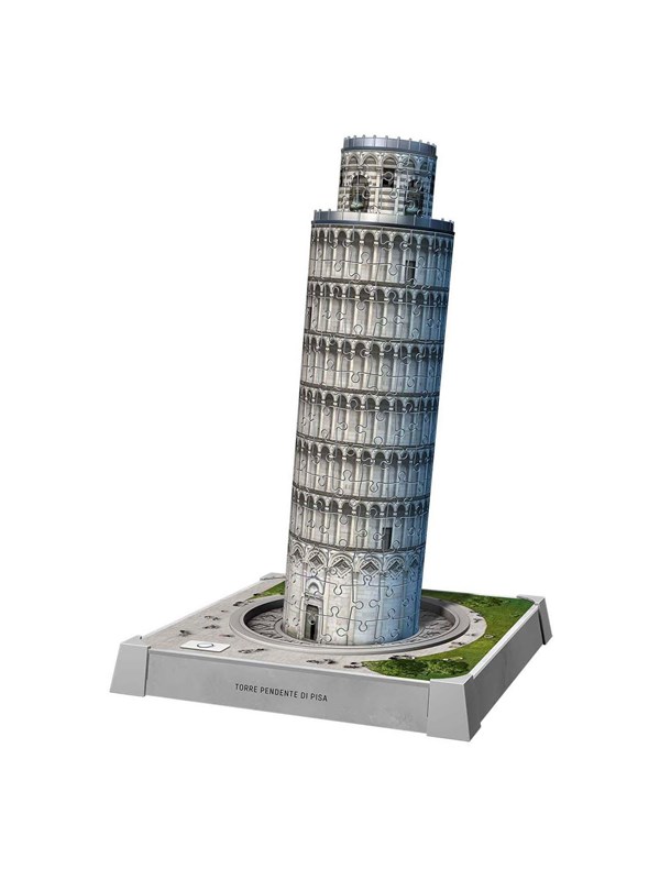 Ravensburger 3D Puzzle Iconics Tower of Pisa - With Light - 231st. 3D Puslespill