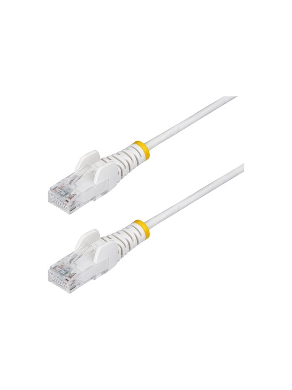 StarTech.com patch cable - white - Hvit - 0.25m