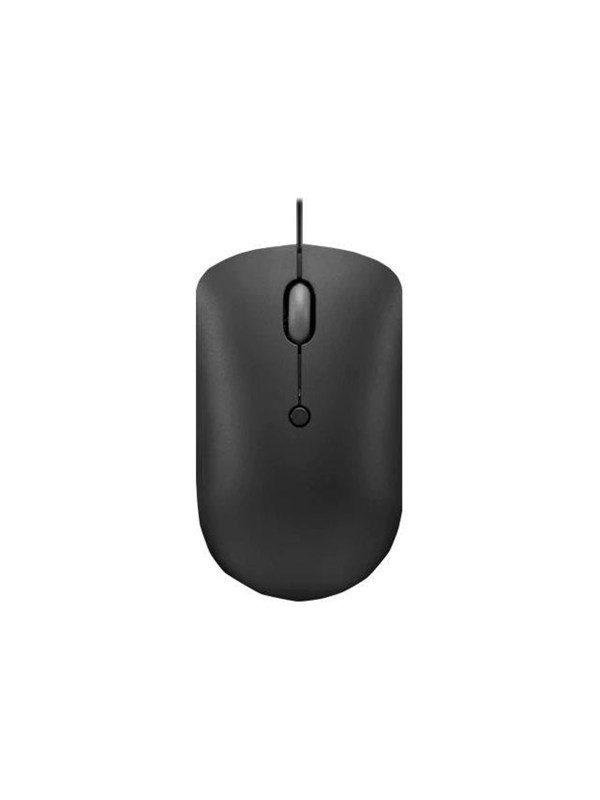 Lenovo 400 USB-C Wired Compact Mouse Raven Black - Mus - Optisk - 4 knapper - Svart