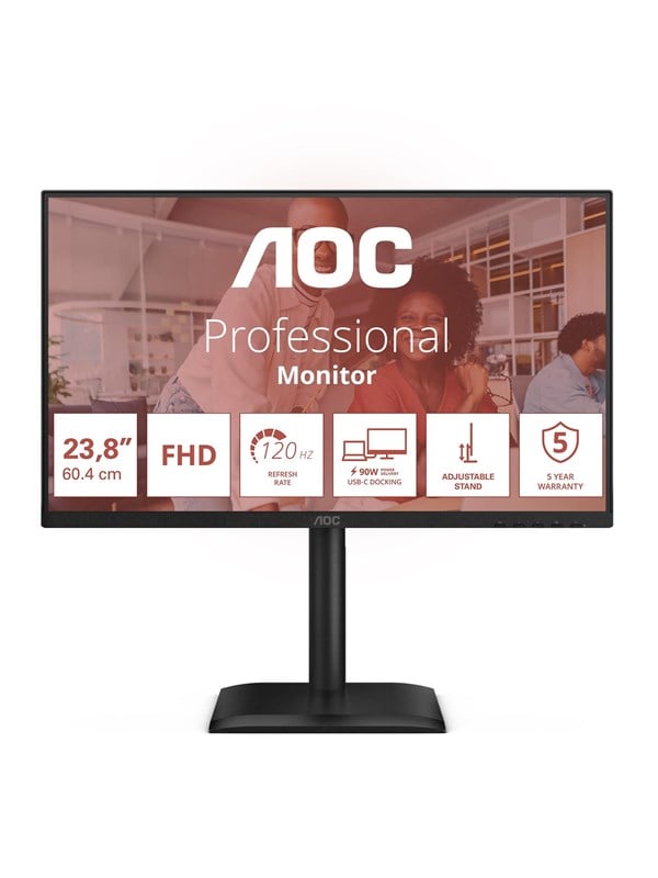 Aoc 24e4cv 23.8" 1920 X 1080pixels Ips 16:9 120hz