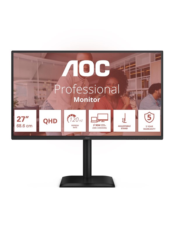 Aoc Q27e4cv 27" 2560 X 1440pixels Ips 16:9 120hz
