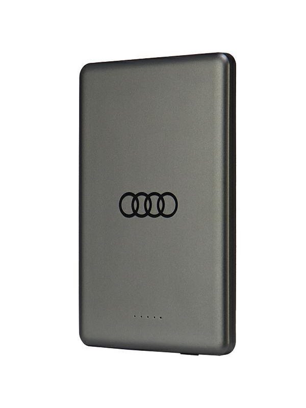 Audi Big Logo MagSafe inductive 15W 5000mAh - Grey - 5000 mAh