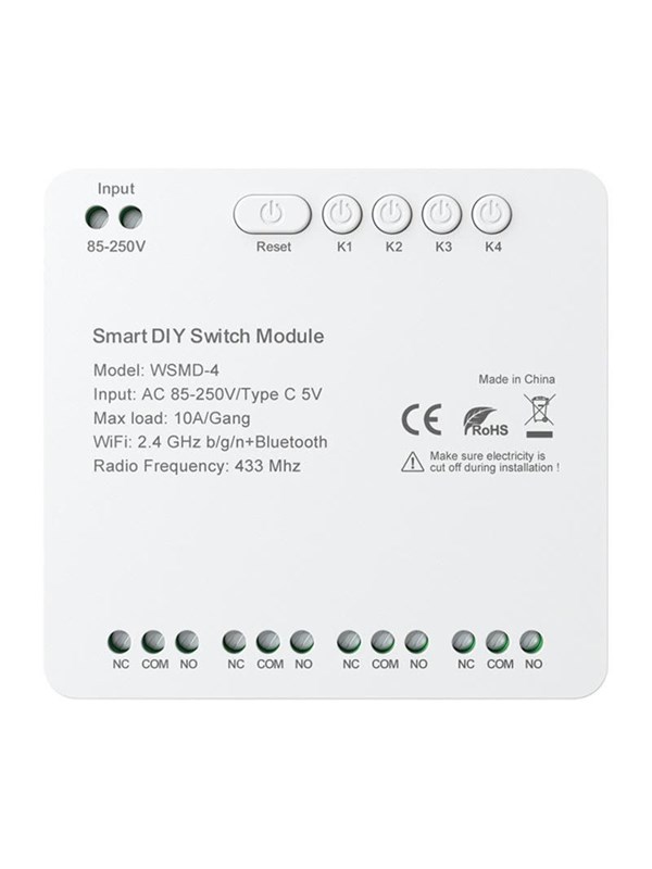 Avatto WSMD‑4 250V Smart Switch Module