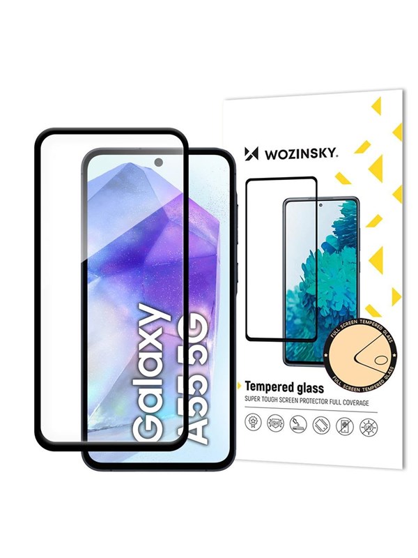 Wozinsky Super Durable Full Glue Tempered Glass for Samsung Galaxy S25 Full Screen