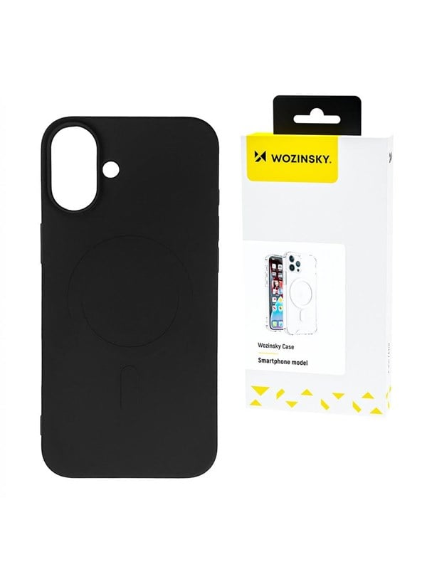 Wozinsky Liquid Silicone MagSafe Case for Samsung Galaxy S25 - Black