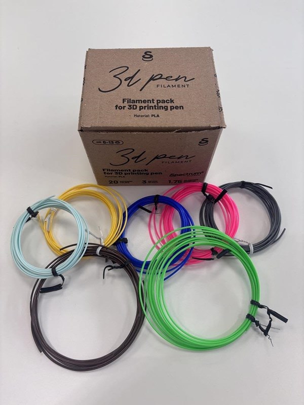 Spectrum 3D filament for 3D pen - 20 colours - 3 m