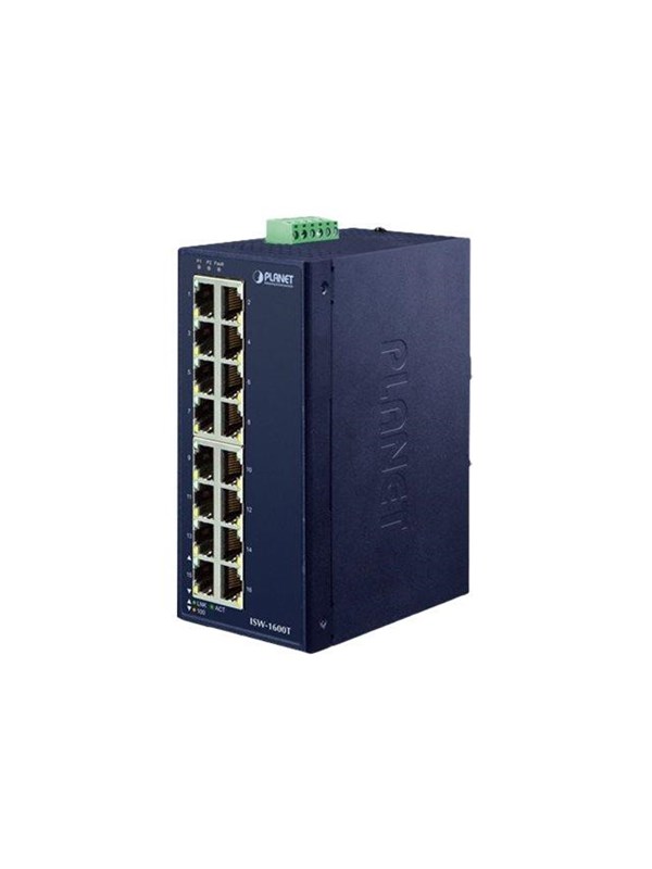PLANET ISW-1600T - switch - 16 ports - unmanaged