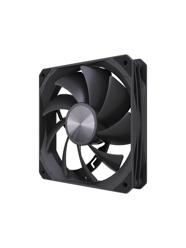 DUTZO F120 Performance - Kabinettvifte - 120mm - Svart - 32 dBA