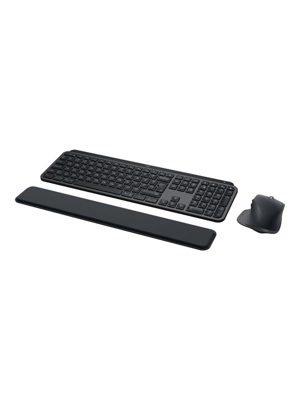 Logitech MX Keys S Combo Graphite - CH - Tastatur & Mussett - Sveitsisk - Svart