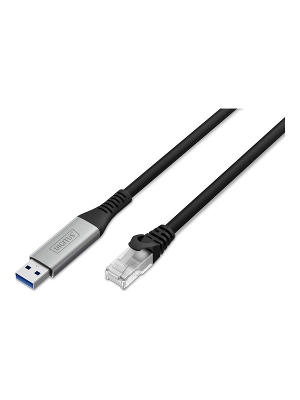Usb To Rj45 Ethernet Cable Adapter 5m Cat6a 5m Sort