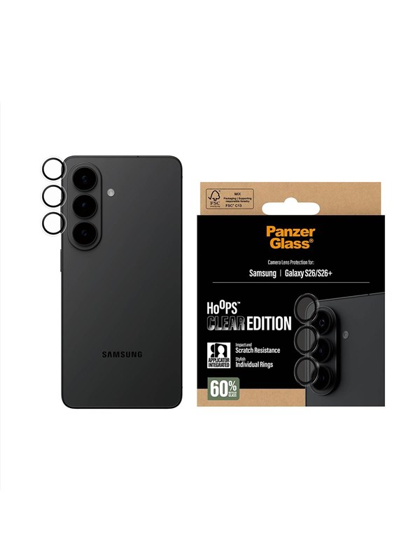 PanzerGlass Hoops® Camera Lens Protector Transparent Samsung Galaxy S26 | S26+
