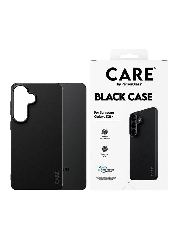 CARE by PanzerGlass TPU Case Black Samsung Galaxy S26+