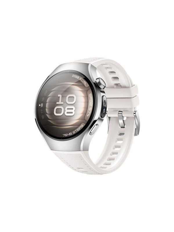 Huawei Watch 5 - 316L stainless steel - smart watch with strap - white - white