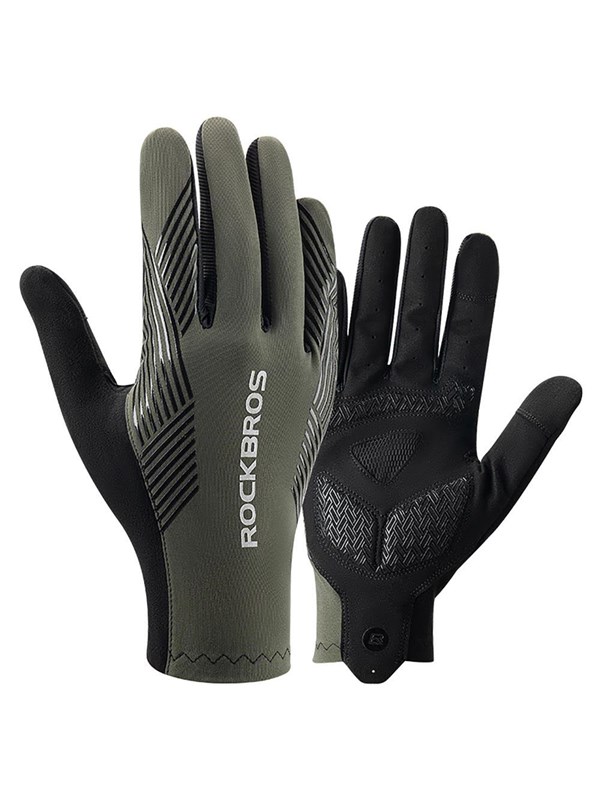 Rockbros cycling gloves spring/summer/autumn full - green