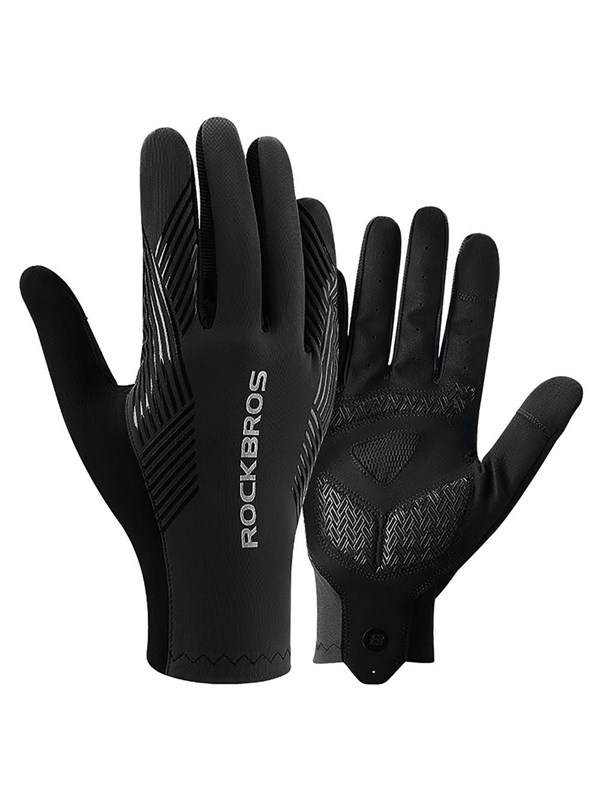 Rockbros cycling gloves spring/summer/autumn full - black