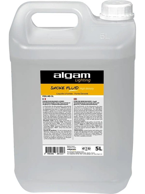 Algam Lighting 5 liter røykvæske - høy tetthet