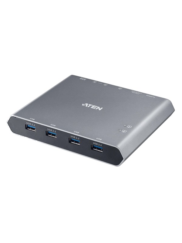 ATEN 2-Port 4K DisplayPort USB-C KVM Switch with Power Pass-through | Duo Flex (8K USB 3.2 / 4.0 Thunderbolt 4 Compatible)
