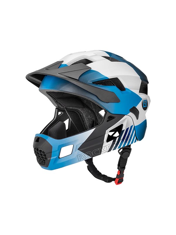 Rockbros TS-61 10110061001 Children's Bike Helmet with Detachable Chin Size S (48-54) - Blue