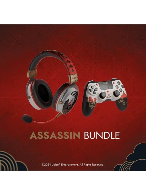 Lexip - Assassin Bundle - headset - 3.5 mm jack - with Ubisoft controller and Assassin's Creed Shadows