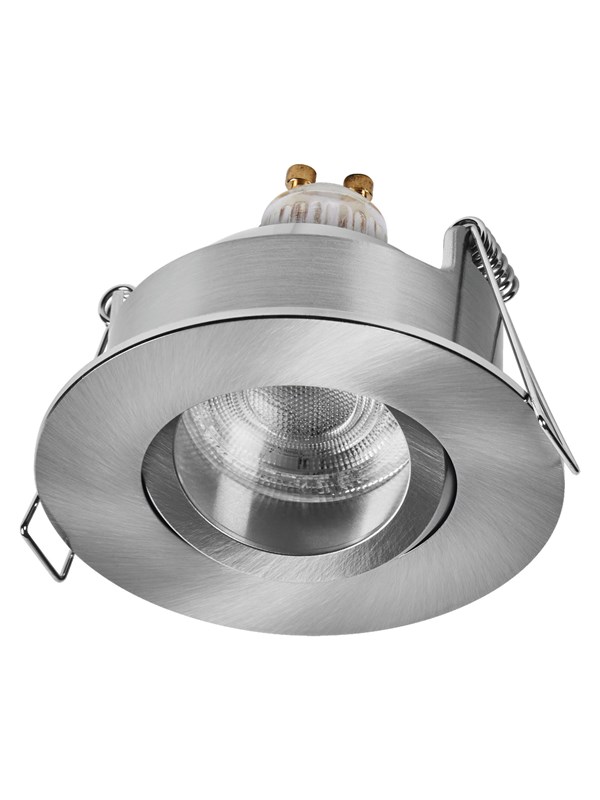 Osram SMART+ MATTER LED Spot Recess GU10 IP65 Adjustable 4.7W RGBW Satin Nickel