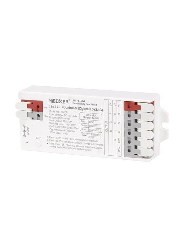 Miboxer LED Controller – 3-in-1 – RGB-CCT – DC12/24V – Zigbee 3.0