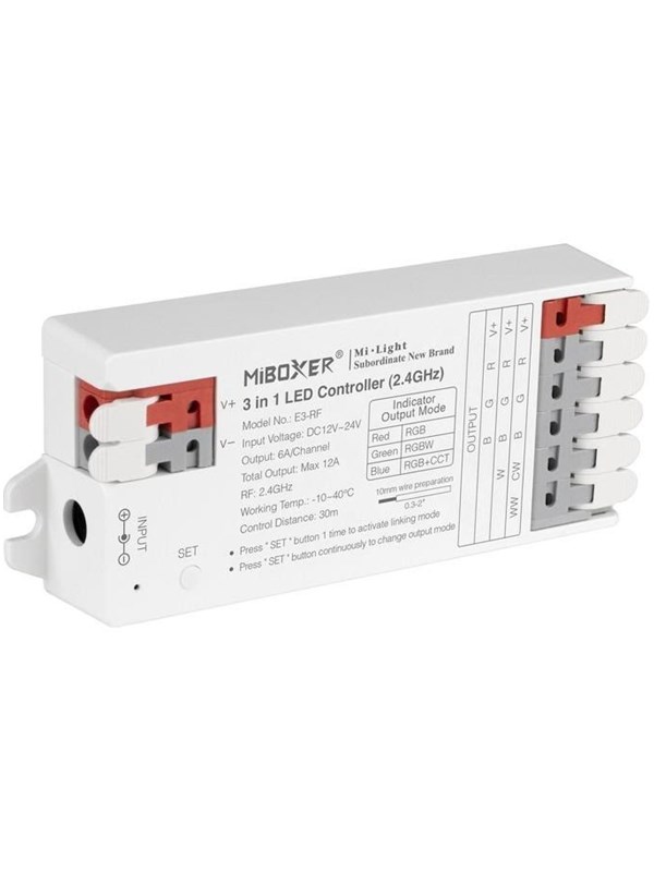 MiBoxer E3-RF 3-i-1 LED-kontroller