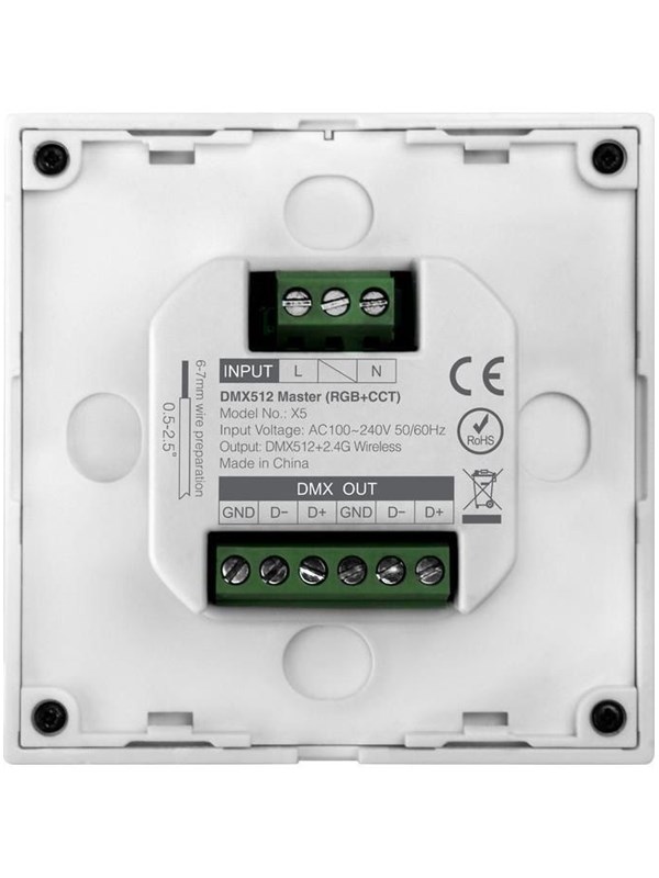 MiBoxer X5 DMX512-veggpanel (RGB+CCT)