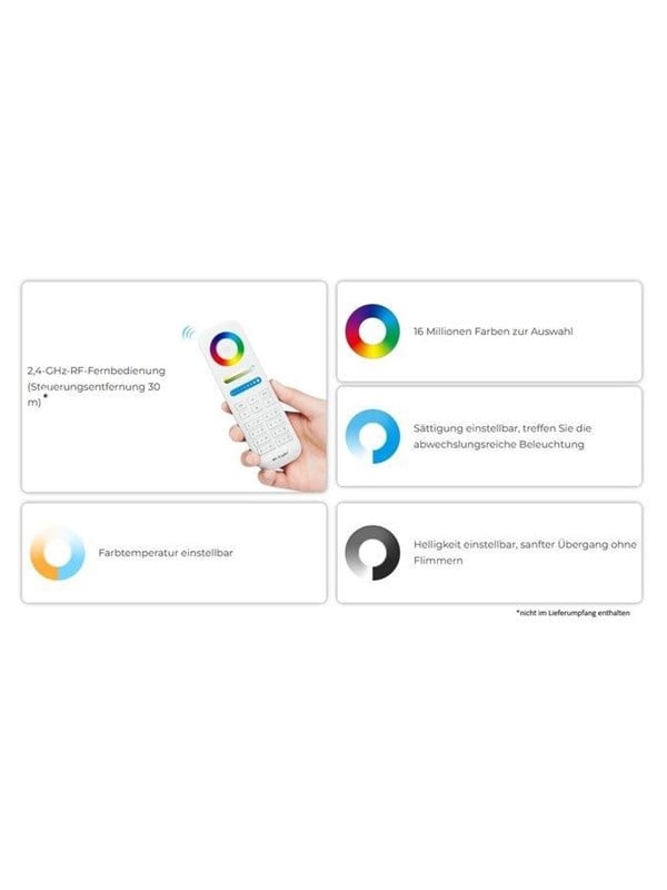 Miboxer LED Pære MR16 – 6W – RGB-CCT – IP20 – 12V