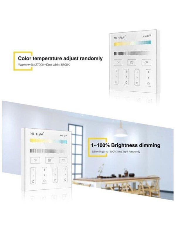 MiBoxer T2 4-soners CCT-panel