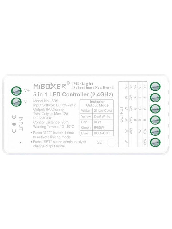 MiBoxer SR5 5-i-1 LED-kontroller