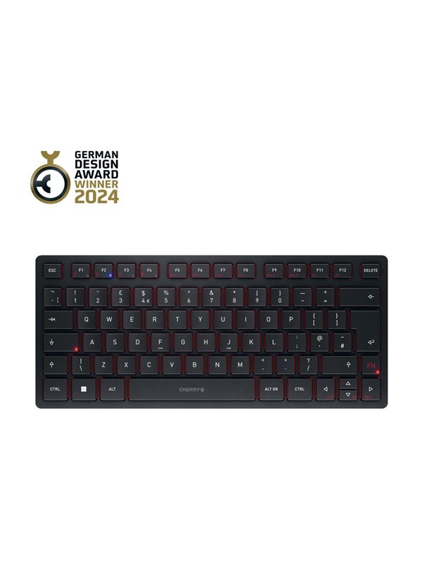 Cherry KW 9200 MINI - Tastatur - Engelsk (Storbritannia) - Svart