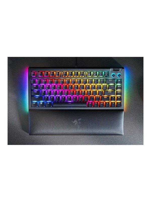 Razer BlackWidow V4 75% Hotswap - Tactile Mechanical - Gamingtastatur - Uten numpad - Engelsk (USA) - Svart
