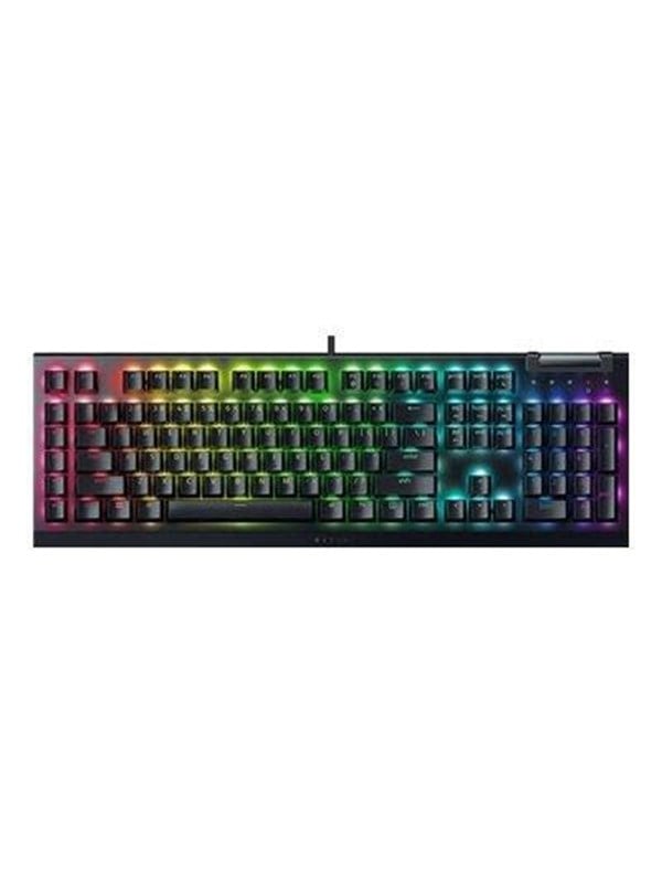 Razer BlackWidow V4 X - Yellow Mechanical (Linear) - Gamingtastatur - Engelsk (USA) - Svart
