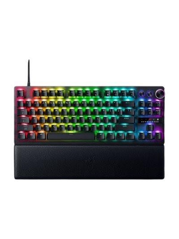 Razer Huntsman V3 Pro TKL 8Khz - Analog Optical Gen-2 - Gamingtastatur - Uten numpad - Engelsk (USA) - Svart