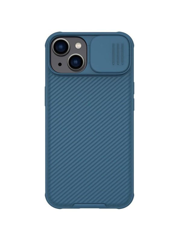 Nillkin CamShield Pro Case Case iPhone 14 Plus Armored Cover Camera Cover Blue