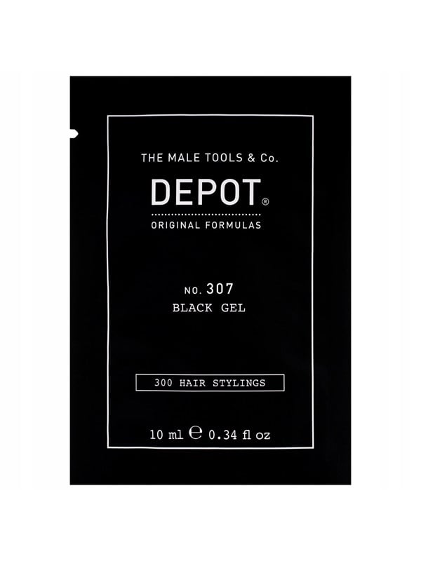 Depot - Black Botanical Complex Hair Styling Gel Medium Hold 10 ml