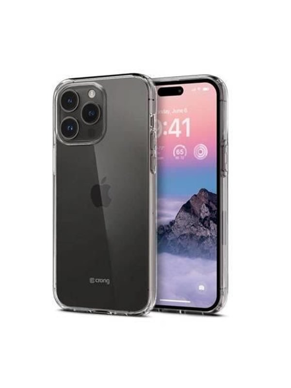 CRONG Crystal Slim Cover - iPhone 14 Pro Case (Clear)