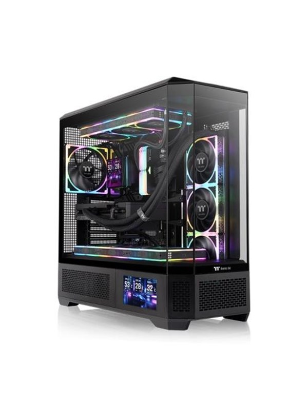 Thermaltake View 600 TG Full Tower Case - Black - Kabinett - Fulltower - Svart