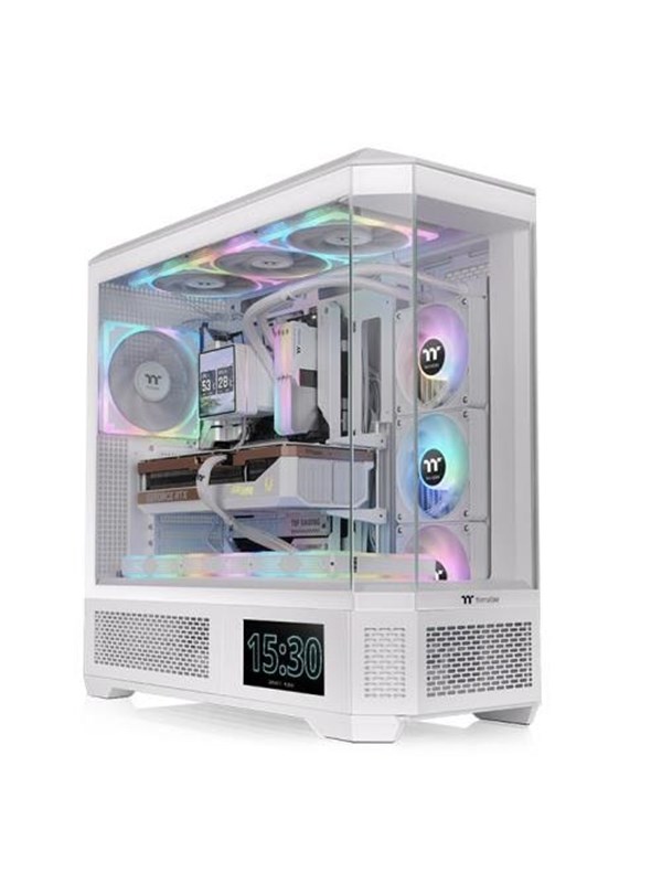 Thermaltake View 600 TG Full Tower Case - Snow White - Kabinett - Fulltower - Hvit