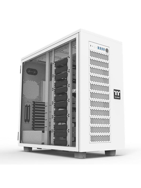 Thermaltake AX700 TG Super Tower Case - Snow White - Kabinett - Desktop - Hvit