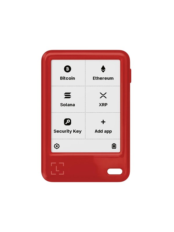 Ledger Nano Gen 5 Cherry Red Crypto Hardware Wallet with Recovery Key