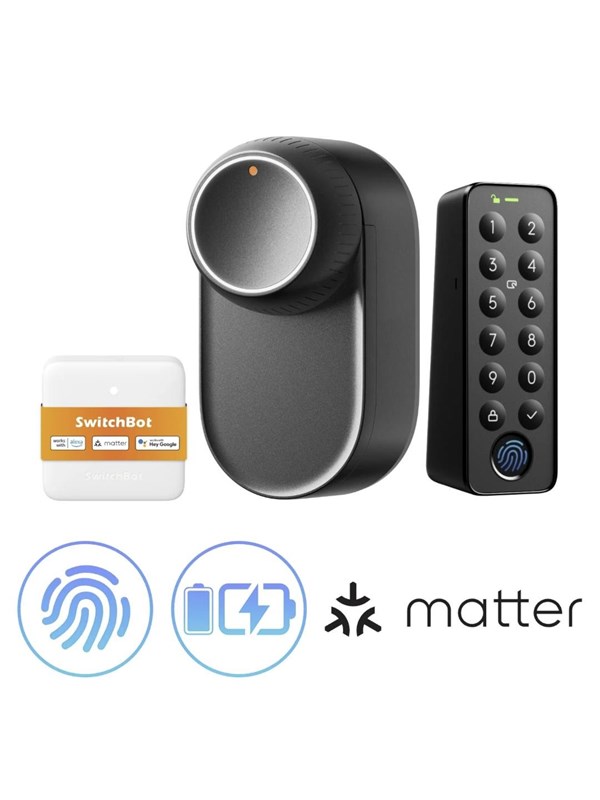 SwitchBot Lock Ultra Bundle incl Hub Mini Matter and Keypad Touch