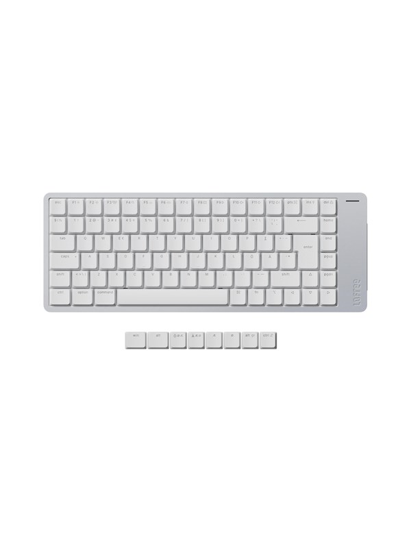 Lofree Flow 2 84 Silver - Kailh Void Silent - Tastatur - Nordisk - Hvit