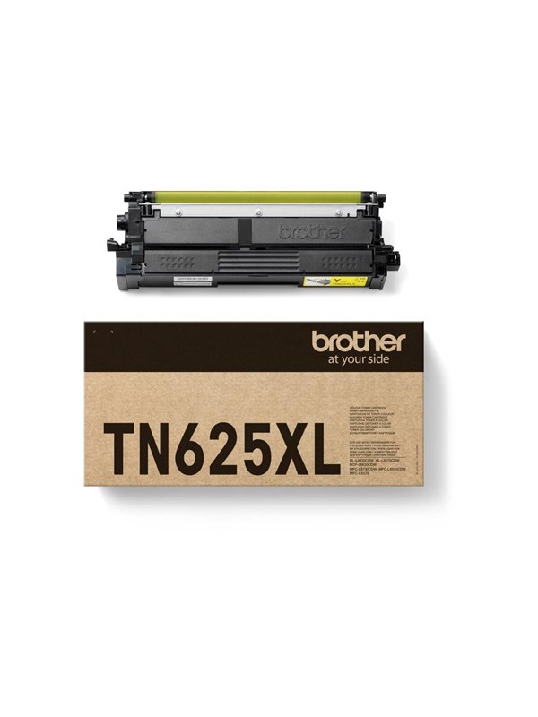 Brother TN625XLY - high capacity - yellow - original - toner cartridge