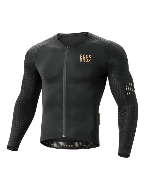 Rockbros YDCX008 Diamond Long Sleeve Cycling Jersey Size XS - Black