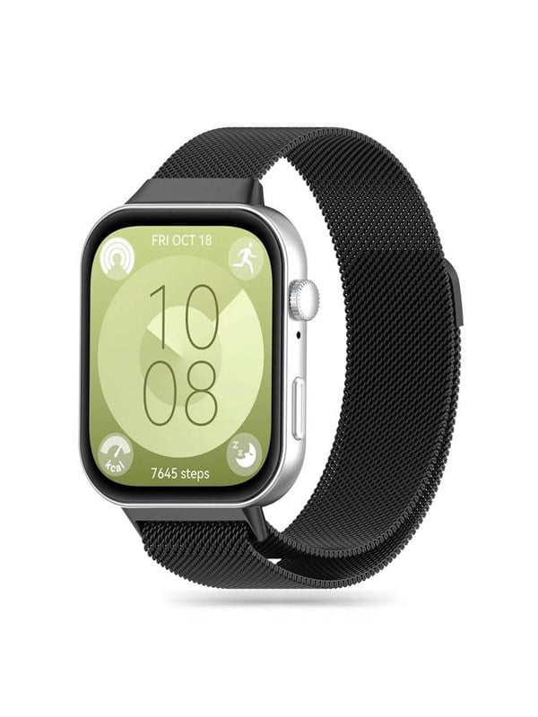 Tech-Protect MilaneseBand Strap for Huawei Watch Fit 3 - Black