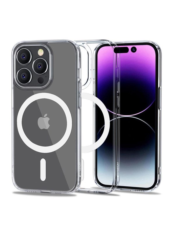 Tech-Protect  FlexAir Hybrid MagSafe Case for iPhone 14 Pro Max - Clear