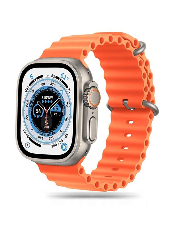 Tech-Protect IconBand Pro Strap for Apple Watch 4 / 5 / 6 / 7 / 8 / 9 / SE / Ultra 1 / 2 (42 / 44 / 45 / 49 mm) - Orange