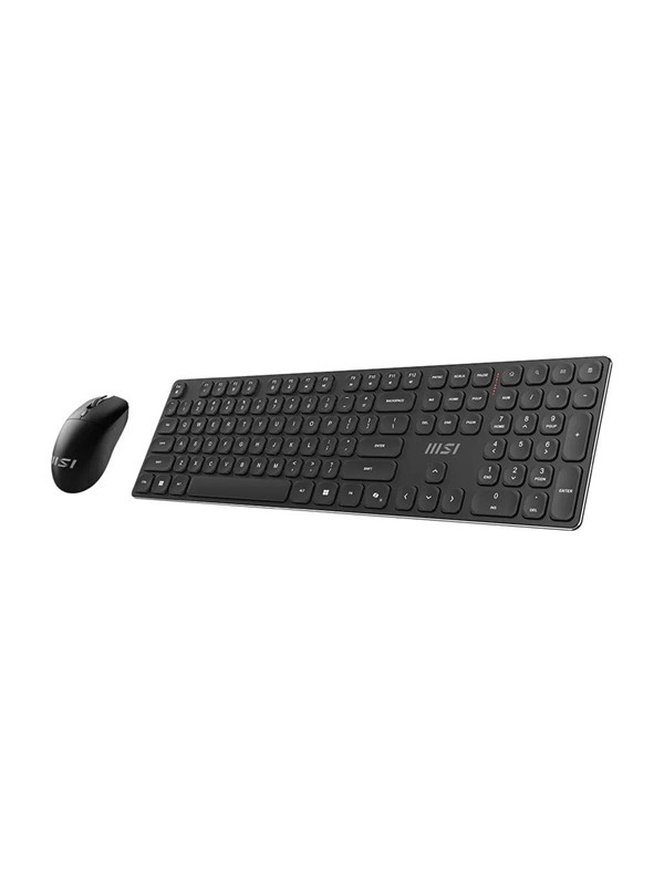 MSI FORGE K210 COMBO - Tastatur & Mussett - Engelsk (USA) - Svart
