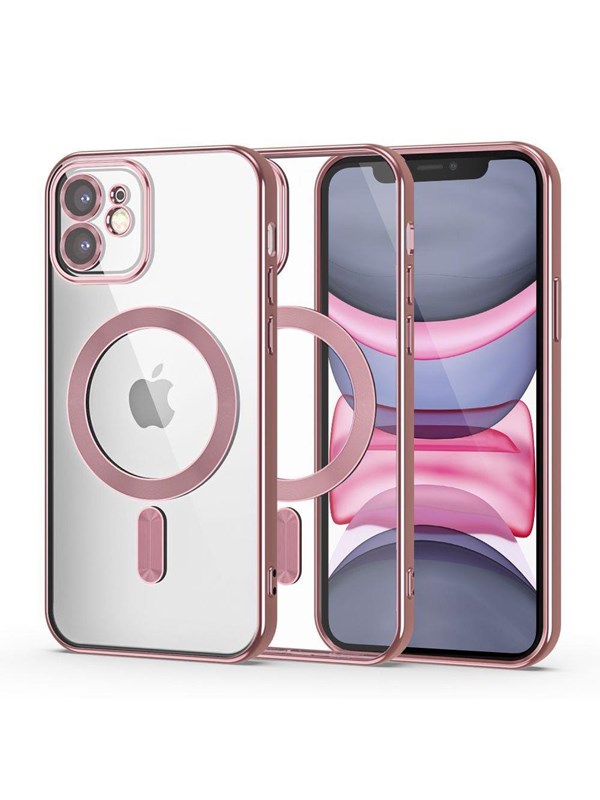 Tech-Protect MagShine Line MagSafe Case for iPhone 11 - Pink